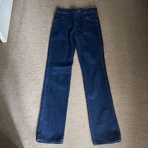 Wrangler Dark Wash Straight Leg Jeans